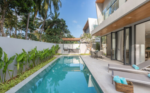 Moderní vilky blízko pláže Chaweng, Koh Samui