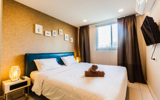 Byt pěší chůzí k pláži