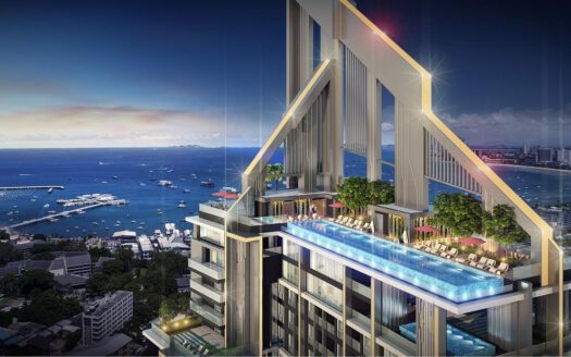 Byty v ikonické budově, Pattaya