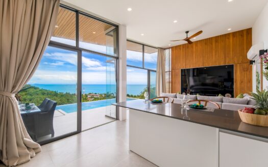 Moderní vila s výhledem na moře