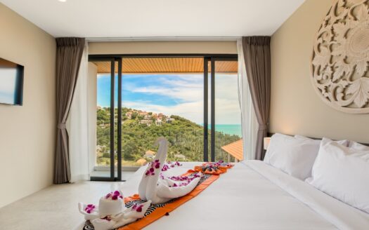 Moderní vila s výhledem na moře